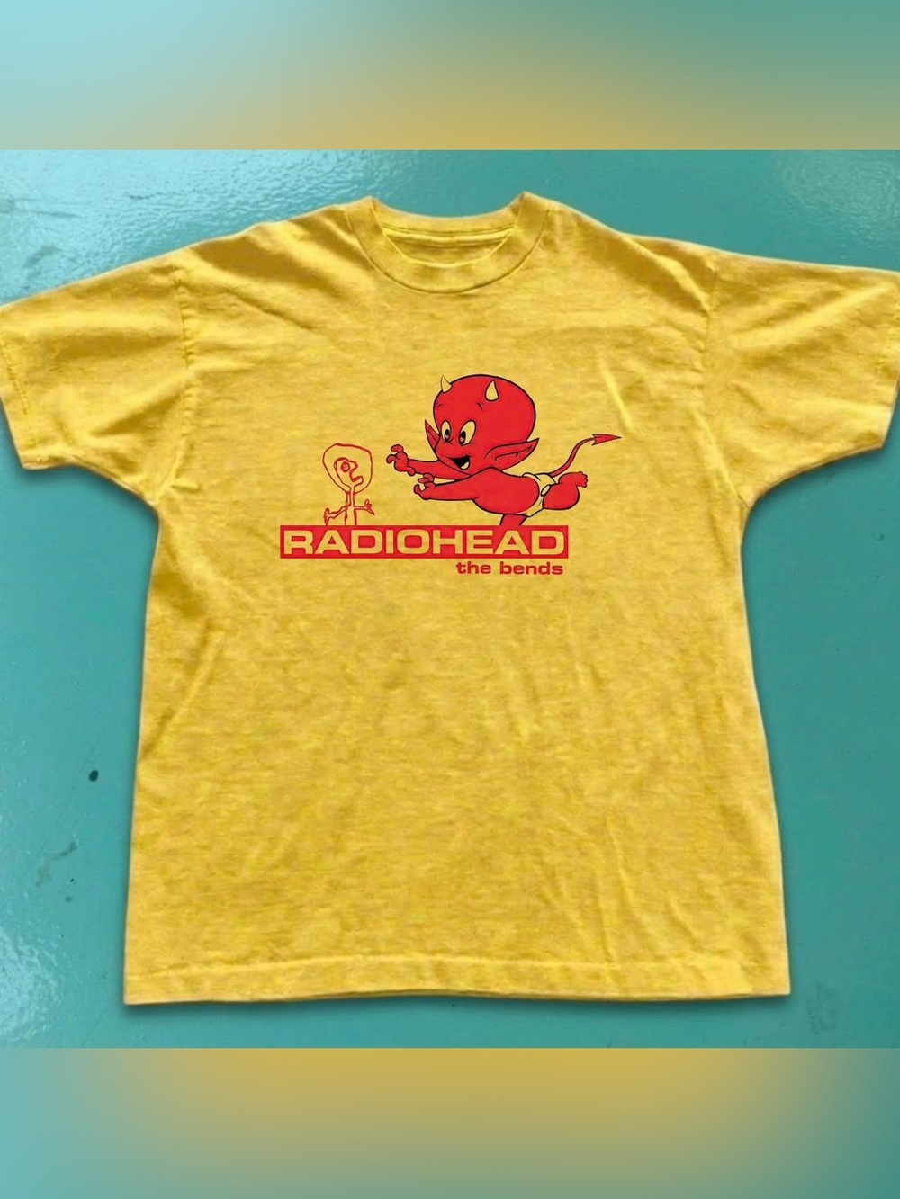 Radiohead Yellow Short-Sleeve Graphic Tee